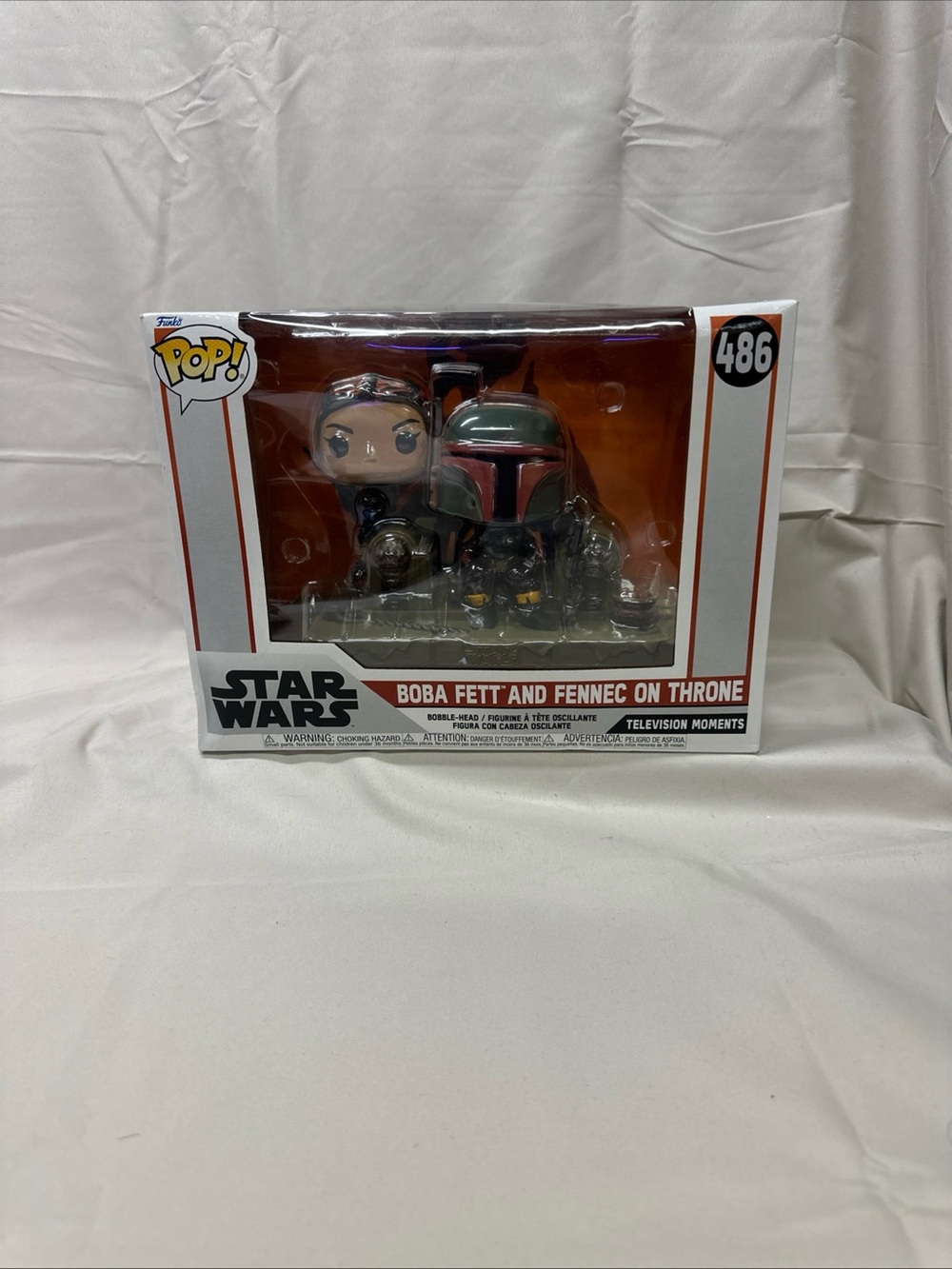 Funko Pop! Star Wars Boba Fett & Fennec on Throne - Green and Red